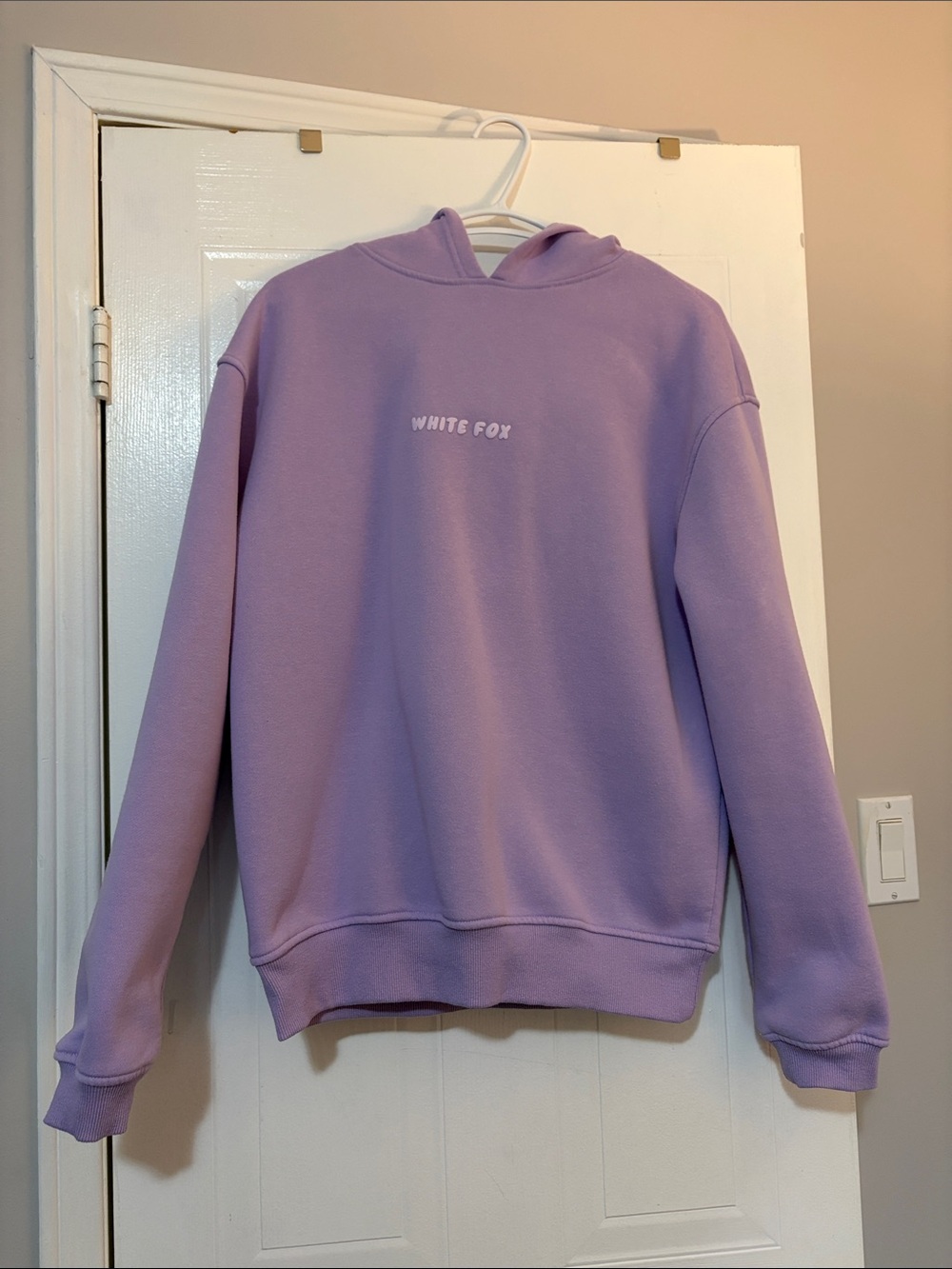 White fox Women’s Lavender Hoodie